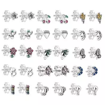 Модные брендовые серьги-гвоздики ME Moon Power для женщин, рождественские украшения, подарок, модные сверкающие аксессуары для ушей