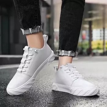 Модные брендовые скейт-кеды, мужская удобная повседневная вулканизированная обувь, кроссовки на платформе, нескользящие мужские кроссовки, обувь для скейтбординга на шнуровке 39 бежевый