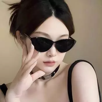 Модные брендовые женские очки Cat Eye 2024 года, классические черные солнцезащитные очки для женщин, индивидуальные, для путешествий, роскошные женские солнцезащитные очки зелёный