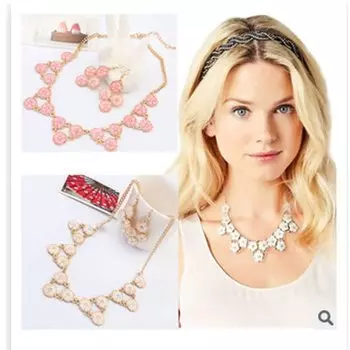 Модные бренды, комплекты украшений из разноцветных драгоценных камней, преувеличенные женские аксессуары в стиле ретро