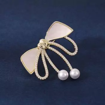 Модные броши-банты Flash Drill Женская одежда Ювелирные изделия Аксессуары для вечеринок Подарки 1pc