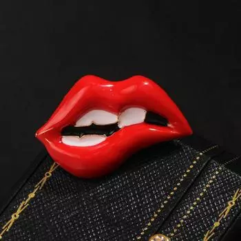 Модные броши для женских украшений красный