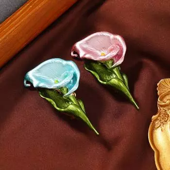 Модные броши для женских украшений синий