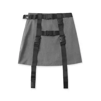 Модные брюки-кюлоты облегающего кроя, элегантные черные Gray S