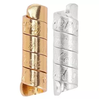 Модные бусины для волос бороды винтажный кулон браслет антикварный аксессуар для волос Silver