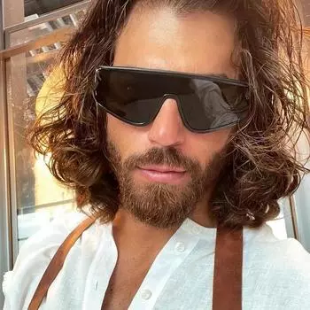 Модные цельные солнцезащитные очки для мужчин, брендовый дизайн с полями, очки для занятий спортом на открытом воздухе, для путешествий, солнцезащитный крем, устойчивый к ультрафиолету Sunsha