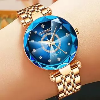 Модные часы для женщин, женские роскошные кварцевые часы Relogios Feminino, женские