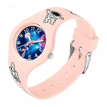 Модные часы Sanda Лучший бренд Простые силиконовые флуоресцентные водонепроницаемые новые детские наручные часы Starry Sky Student
