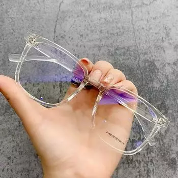 Модные черные прямоугольные очки с защитой от синего света, мужские и женские сверхлегкие очки унисекс, новые модные очки, классические очки