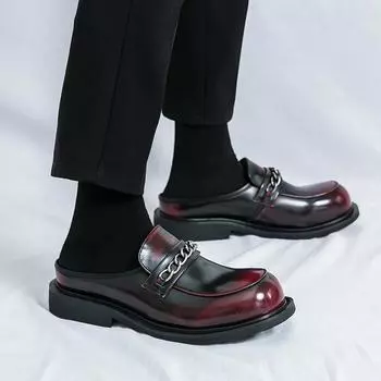 Модные черные туфли дерби на толстой подошве для мужчин, повседневные туфли на платформе от дизайнера класса люкс, свадебные туфли-оксфорды для мужчин 38 чёрный