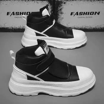 Модные черные высокие массивные кроссовки мужские уличные на платформе легкие мужские кроссовки повседневная дизайнерская обувь мужские кроссовки 39