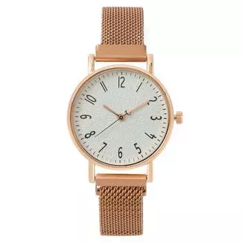 Модные цифровые женские часы женские часы магнитный ремешок кварцевые часы красный