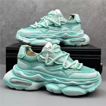 Модные деловые свадебные туфли, классические дышащие кроссовки на шнуровке, осенние мужские высокие синие теннисные повседневные прогулочные мокасины 38 чёрный