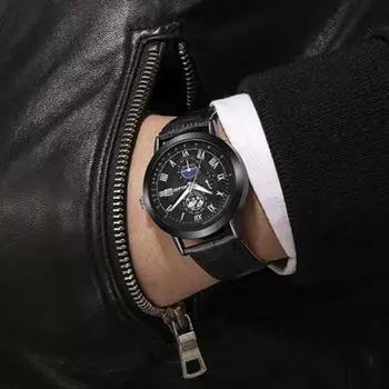 Модные деловые водонепроницаемые светящиеся мужские часы класса люкс Date Week мужские наручные кварцевые часы