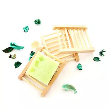 Модные деревянные мыльницы Трапециевидная мыльница Мыльница из натурального дерева