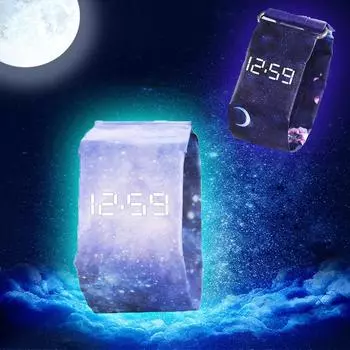 Модные детские электронные наручные часы унисекс креативные студенческие водонепроницаемые часы PaprsWatch цифровые часы детские