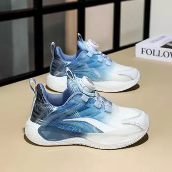 Модные детские баскетбольные кроссовки повседневная обувь для девочек спортивная беговая обувь размер 38-39 28 синий