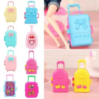 Модные детские игрушки, игровой домик, кукольный чемодан, мебель для кукольного домика, аксессуары для куклы, багаж