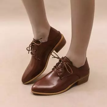 Модные детские кожаные туфли для девочек, британские однотонные кожаные туфли с липучками, мягкая нескользящая подошва, туфли принцессы 36 чёрный