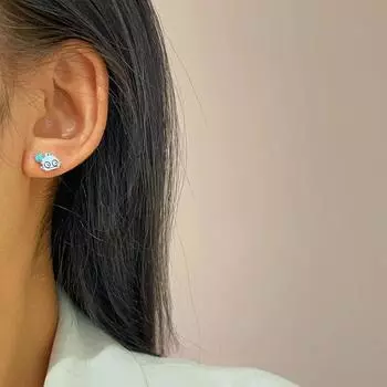 Модные детские креативные серьги в виде рыб-клоунов, инкрустированные цирконами, новые женские серьги, ювелирные изделия