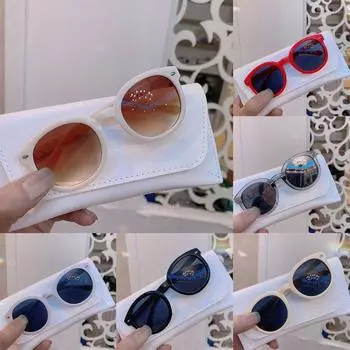 Модные детские очки для маленьких девочек и мальчиков с защитой от УФ-лучей серый