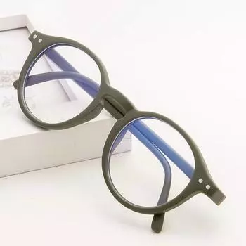 Модные детские очки с защитой от синего света, винтажные очки в круглой оправе для мальчиков и девочек, компьютерные очки, защитные очки, простые очки