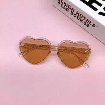 Модные детские солнцезащитные очки Bee Peach Heart, модные детские солнцезащитные очки Street Shot, солнцезащитные очки с круглым лицом