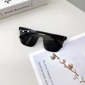 Модные детские солнцезащитные очки без оправы, модные детские солнцезащитные очки для защиты глаз, солнцезащитные очки для езды на велосипеде и пляжа, солнцезащитные очки для мальчиков черный серый