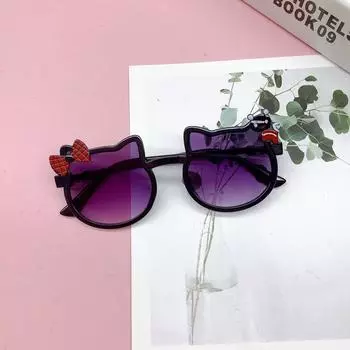 Модные детские солнцезащитные очки Cute Bow Cute Treasure Солнцезащитные очки с защитой от ультрафиолета для детей, мальчиков и девочек