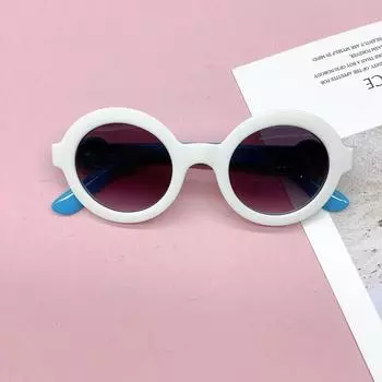 Модные детские солнцезащитные очки для путешествий Трендовые детские солнцезащитные очки Контрастные цвета Трендовые очки