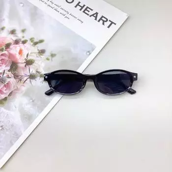 Модные детские солнцезащитные очки в овальной оправе с защитой от солнца и ультрафиолета Uv400, детские солнцезащитные очки для мальчиков и девочек