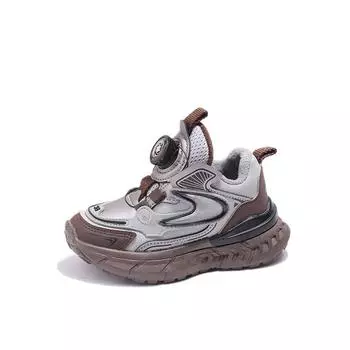 Модные детские туфли из двух хлопковых высоких ботинок, зимние туфли для девочек из хлопка с добавлением кашемира, утепленные туфли для мальчиков в холодную погоду 21 чёрный