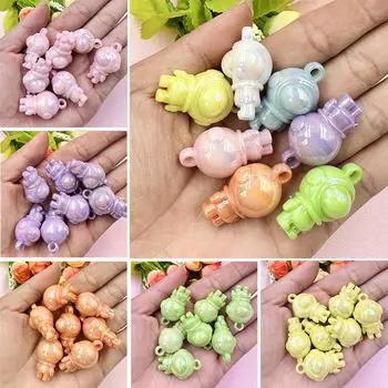 Модные DIY 32 мм астронавт ювелирные аксессуары 7 шт акриловые бусины разноцветный