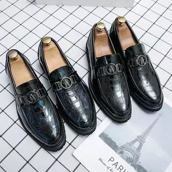 Модные дизайнерские брендовые роскошные деловые офисные мужские повседневные черные мокасины для вождения мокасины итальянские свадебные туфли обувь для мужчин 6