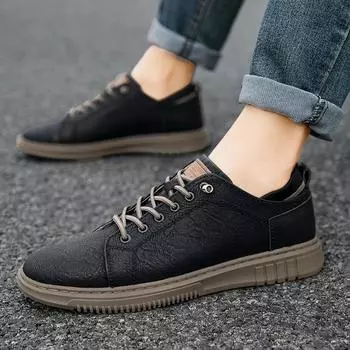 Модные дизайнерские мужские кроссовки, трендовая спортивная обувь для мужчин, брендовые мокасины, дышащие, без застежек, мужские туфли на плоской подошве, повседневная кожаная вулканизированная обувь 36 бежевый