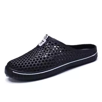 Модные дизайнерские мужские сандалии, дышащая мужская обувь, новые туфли на плоской подошве для мужчин 5