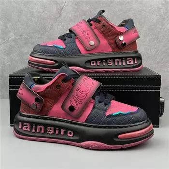 Модные дизайнерские мужские туфли Dissolve Thick Shoes Повседневные кроссовки Мужские кроссовки на платформе Trend Chunky Sneakers Обувь для ходьбы 38