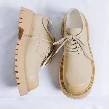 Модные дизайнерские мужские туфли на шнуровке с толстой подошвой, износостойкие мужские туфли для отдыха на открытом воздухе, элегантные туфли-оксфорды 38 чёрный