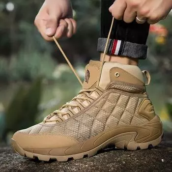 Модные дизайнерские новые ботинки мужские спецназ пустынные боевые ботинки мужские походные охотничьи походные ботинки мужские тактические рабочие ботинки 40