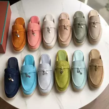 Модные дизайнерские замшевые мокасины мужские летние мокасины на плоской подошве удобные роскошные мужские мокасины из натуральной кожи повседневная женская обувь 36