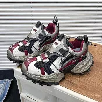 Модные дизайнерские женские кроссовки 2024 года, осень, новые трендовые повседневные туфли контрастного цвета для студентов, модные универсальные туфли на платформе для женщин 35 серый