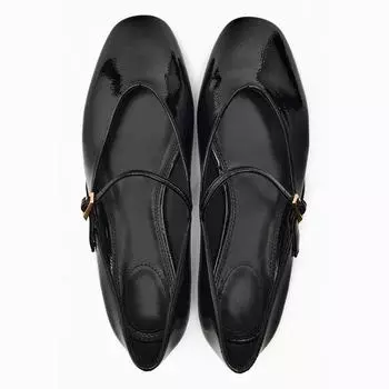 Модные дизайнерские женские туфли Мэри Джейн для ходьбы, легкие, высокого качества, офисные женские балетки для босых ног, большого размера, осенняя обувь 36 бежевый