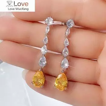 Модные длинные висячие серьги-подвески для женщин, темпераментные аксессуары для женщин, нежные элегантные женские украшения для вечеринок