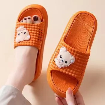 Модные домашние женские сандалии лето 2024 со стильными пляжными удобными милыми тапочками женские домашние повседневные тапочки на плоской подошве 36 розовый