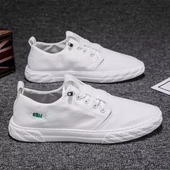 Модные дышащие повседневные парусиновые туфли для мужчин, модные кроссовки, легкие мужские мокасины без застежек, плоские кроссовки для ходьбы на открытом воздухе для мужчин2024 39 чёрный