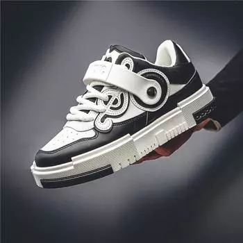 Модные дышащие повседневные туфли PARZIVAL для мужчин, повседневные кроссовки, удобные туфли на платформе, трендовые студенческие кроссовки для бега, мужские туфли на шнуровке 39 бежевый