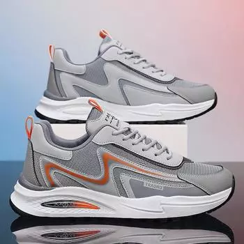 Модные дышащие спортивные кроссовки, мужские повседневные баскетбольные прогулочные кроссовки на платформе, уличный стиль, мужские кроссовки, новые 39 чёрный