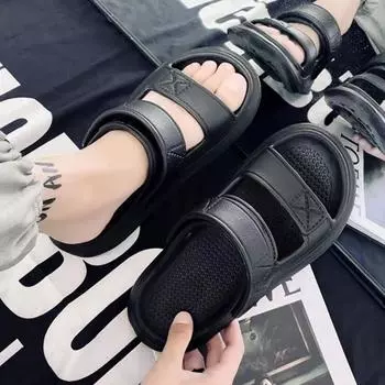 Модные дышащие тапочки пляжные мужские сандалии открытые закрытые мужские туфли дорогие высококачественные распродажа распродажа дешевые ликвидация скидка V 36-37