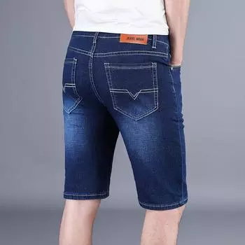 Модные джинсовые шорты, мужские трендовые свободные мужские брюки 2024 года, летние тонкие брюки Five In The Trousers 28