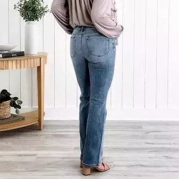 Модные джинсы скинни больших размеров для женщин S синий